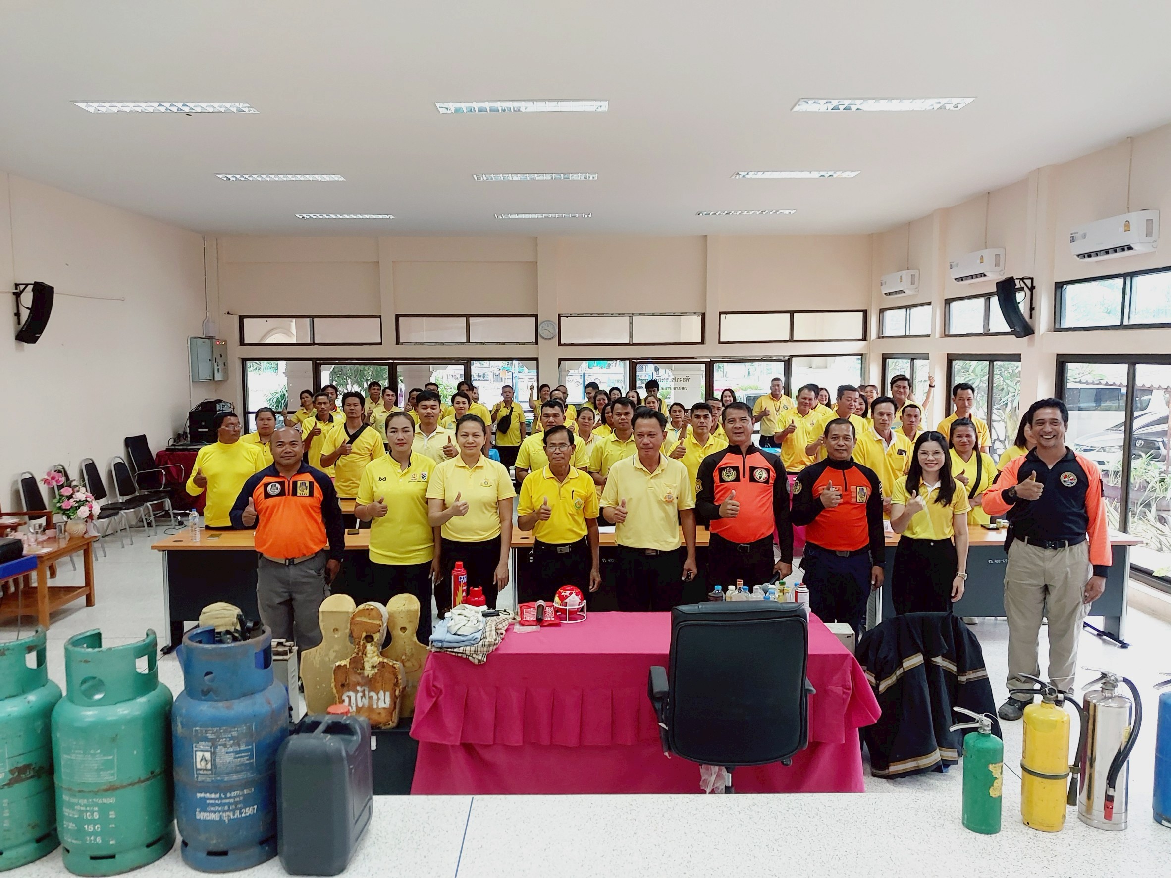 โครงการฝึกซ้อมเตรียมความพร้อมและป้องกันบรรเทาสาธารณภัย ประจำปี 2568